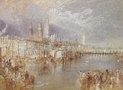 Joseph Mallord William Turner, Rouen,looking up the Seine (mk31)